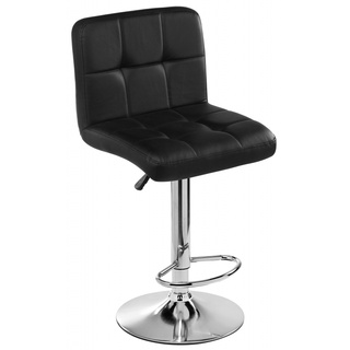 Барный стул Paskal, экокожа черного цвета