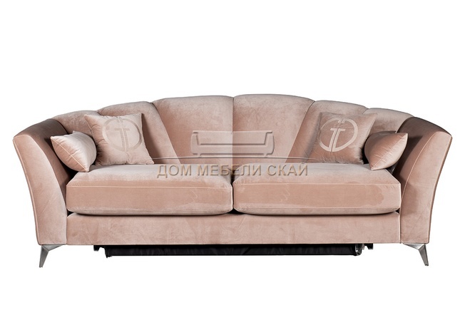 Диван-кровать Annete 3-х местный, пыльно-розовый