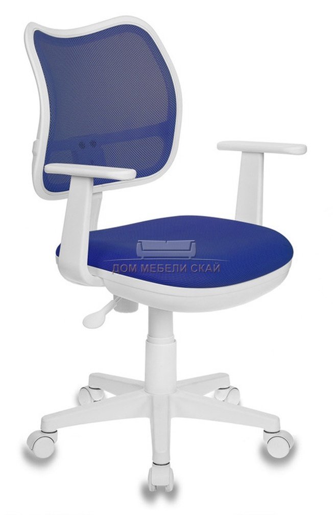 Кресло детское CH-W797, синяя ткань/сетка
