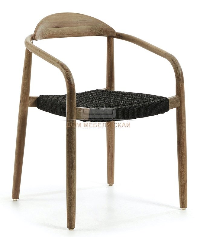 Стул-кресло GLYNIS eucalyptus, CC0555S15 темно-серого цвета