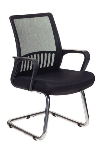 Кресло офисное MC-209, черная ткань/сетка
