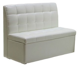 Кухонный диван-скамья Модерн 1200, белый