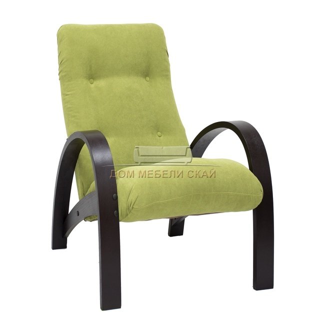 Кресло для отдыха Модель S7, венге/verona apple green