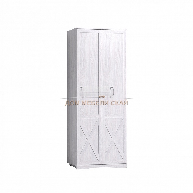 Шкаф 2-дверный для одеждый Adele 8, ясень анкор светлый