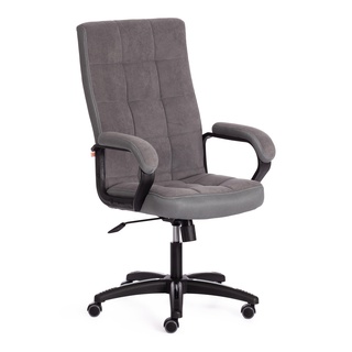 Кресло офисное TRENDY, флок/сетка/серый 29/TW-12