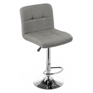 Барный стул Paskal, grey рогожка серого цвета