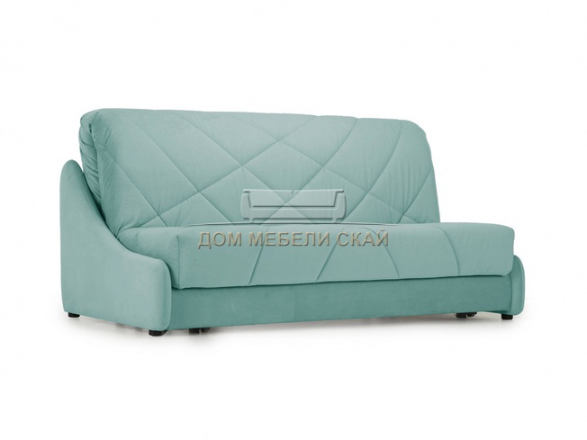 Диван-кровать Мигель 1600, светло-зеленый велюр ментоловый Velutto 14