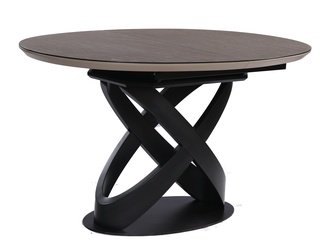 Стол обеденный раскладной ORBITA, коричневый