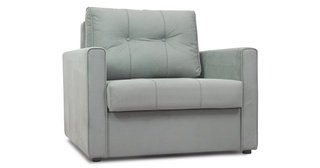 Кресло-кровать Лео (72), светло-серый тк 362