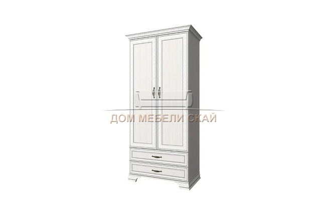 Шкаф 2-дверный Тиффани Tiffany 2DG2S, вудлайн кремовый