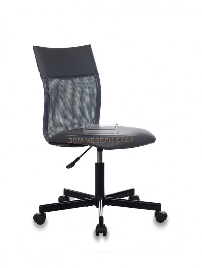 Кресло офисное CH-1399, серая экокожа/сетка