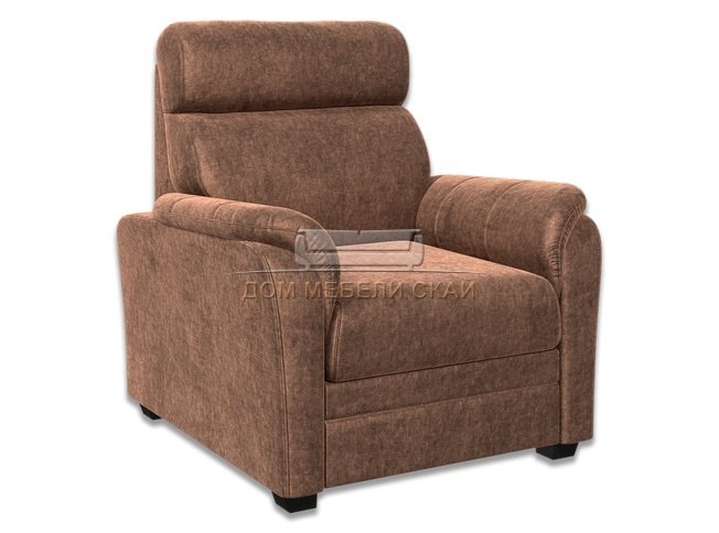 Кресло Омега, коричневый велюр/columbia