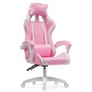 Компьютерное кресло Rodas, бело-розовое pink/white