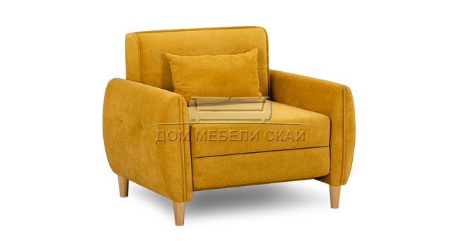 Кресло-кровать Анита, велюр горчичный ТД 371