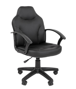 Офисное кресло Chairman 210, черная экокожа