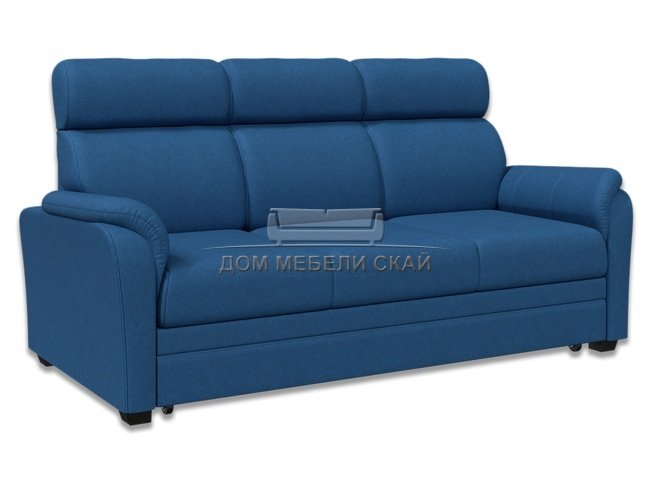 Диван-кровать Омега 1400, синяя рогожка