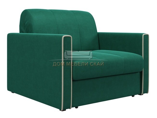 Кресло-кровать Римини 800, изумрудный velutto 33