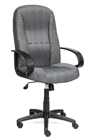 Кресло офисное CH833, серая рогожка/серая сетка