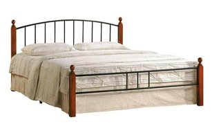 Кровать односпальная металлическая AT-915 90x200