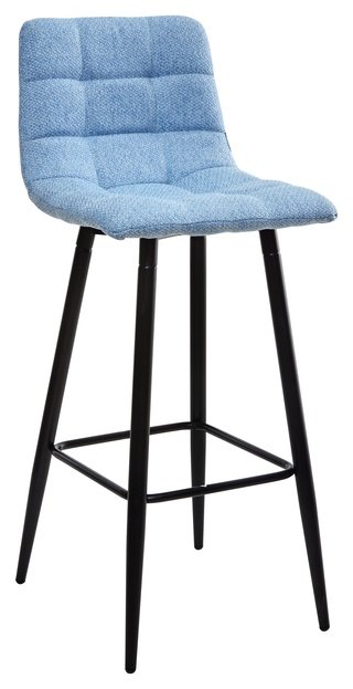 Барный стул SPICE, рогожка небесно-голубого цвета
