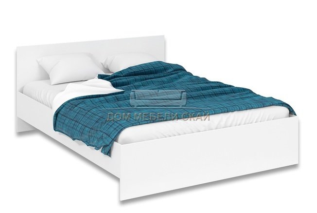 Кровать двуспальная Лофтум 1600, белый