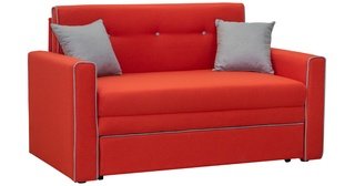 Диван-кровать Найс (120), красный ТД 173