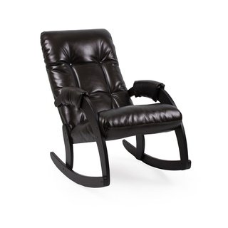 Кресло-качалка Модель 67, венге/oregon perlamutr 120