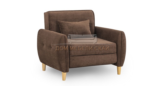 Кресло-кровать Анита, велюр коричневый ТД 375