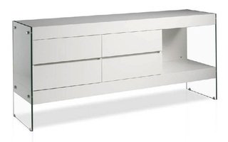 Комод-тумба 4 ящика CP1110-E, белый