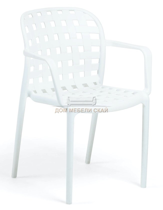Стул-кресло Onha, белого цвета