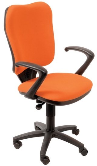 Кресло офисное CH-540AXSN, оранжевая ткань