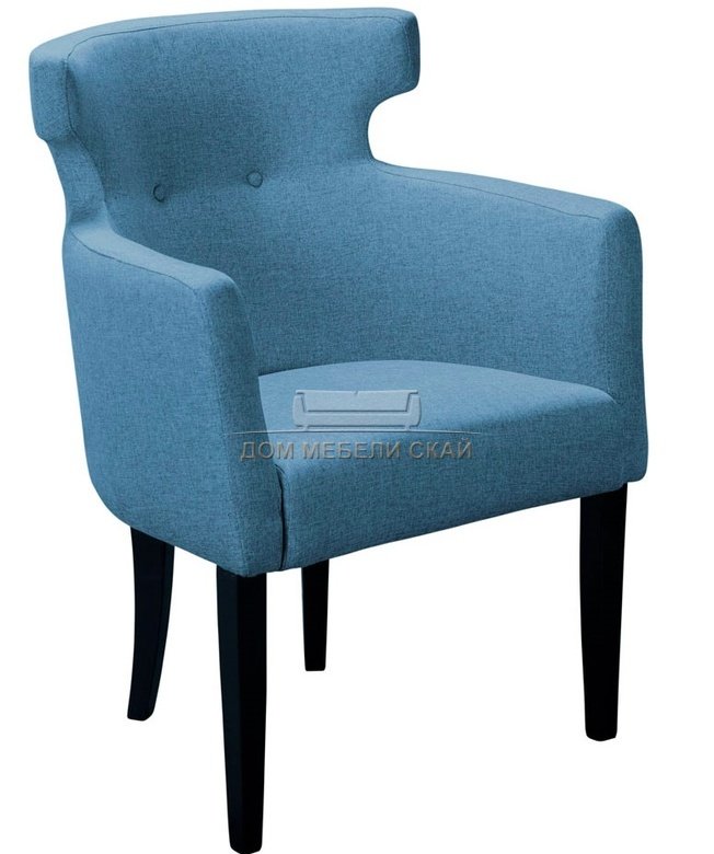 Стул-кресло Виго Сканди, рогожка синего цвета