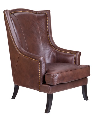 Кресло Chester, светло-коричневая натуральная кожа leather