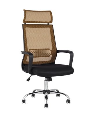 Кресло офисное TopChairs Style ,оранжевое