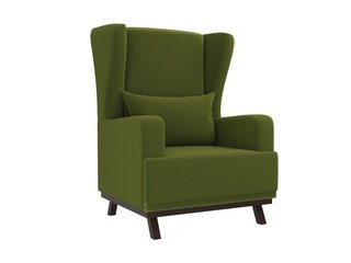 Кресло Джон, зеленое/микровельвет