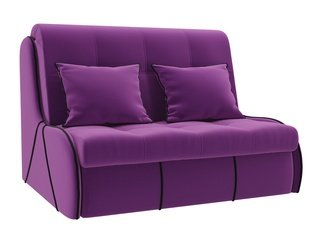 Диван-кровать аккордеон Риттэр, фиолетовый/микровельвет