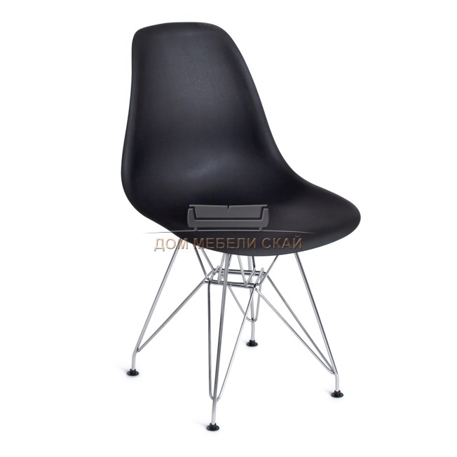 Стул Secret De Maison CINDY IRON CHAIR (EAMES) (mod. 002), пластиковый черного цвета