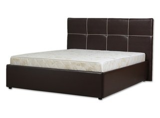 Кровать двуспальная Модерн с подъемным механизмом 160x200, коричневая