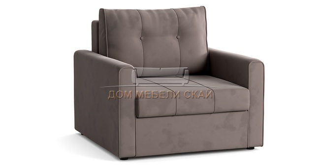 Кресло-кровать Лео (72), велюр латте ТК 381