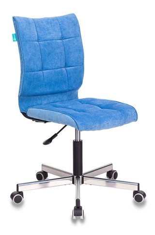 Кресло офисное CH-330M, голубой вельвет
