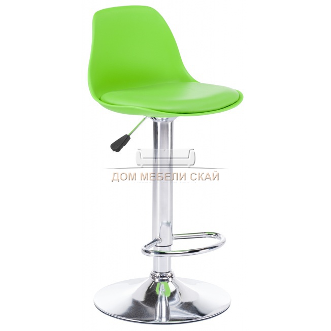 Барный стул Soft, экокожа зеленого цвета