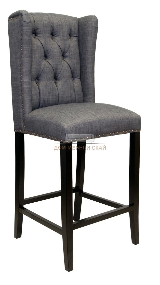 Барный стул Skipton, grey рогожка серого цвета
