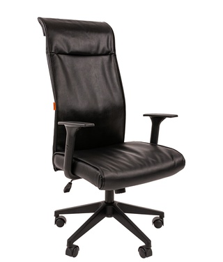 Офисное кресло Chairman 510, черная экокожа
