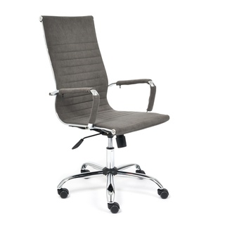 Кресло офисное Urban, флок серого цвета