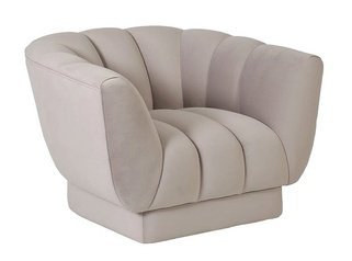 Кресло Fabio велюровое бежевое FABIO-1-2K-БЕЖ-Gen105