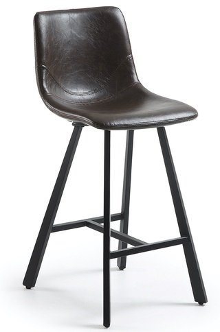 Полубарный стул Trac, темно-коричневый