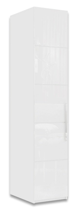 Шкаф-пенал Наоми 1-дверный, белый глянец 