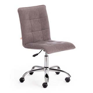 Кресло офисное Зеро ZERO, велюр светло-серый Clermon 60