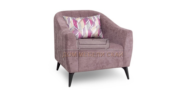 Кресло для отдыха Наоми, шенилл приглушенный пурпурный ТК 481