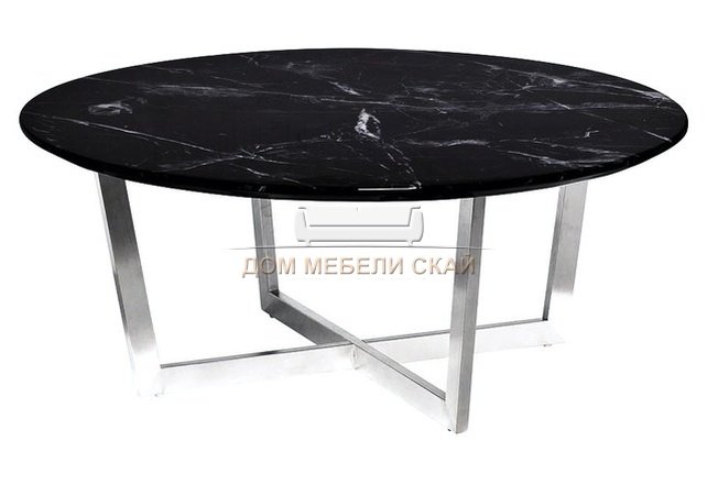 Журнальный стол черный (искусственный мрамор) 33FS-CT2029-BS